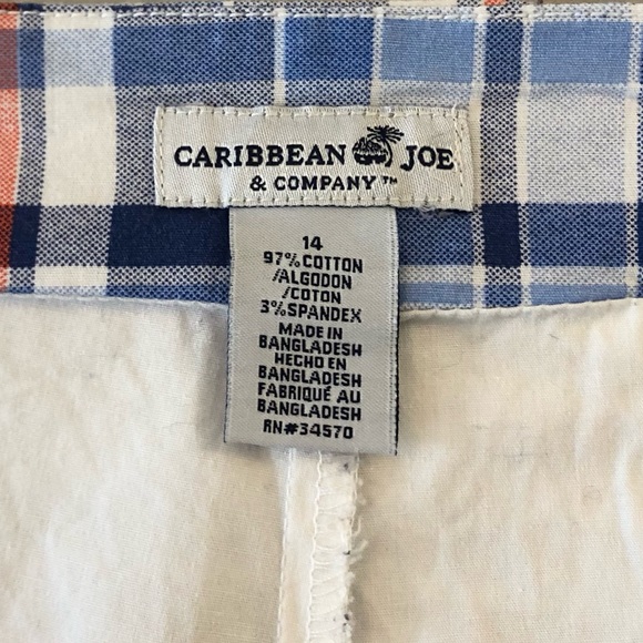 Caribbean Joe & Company Plaid Skirt/Skort Sz 14 - Picture 3 of 6
